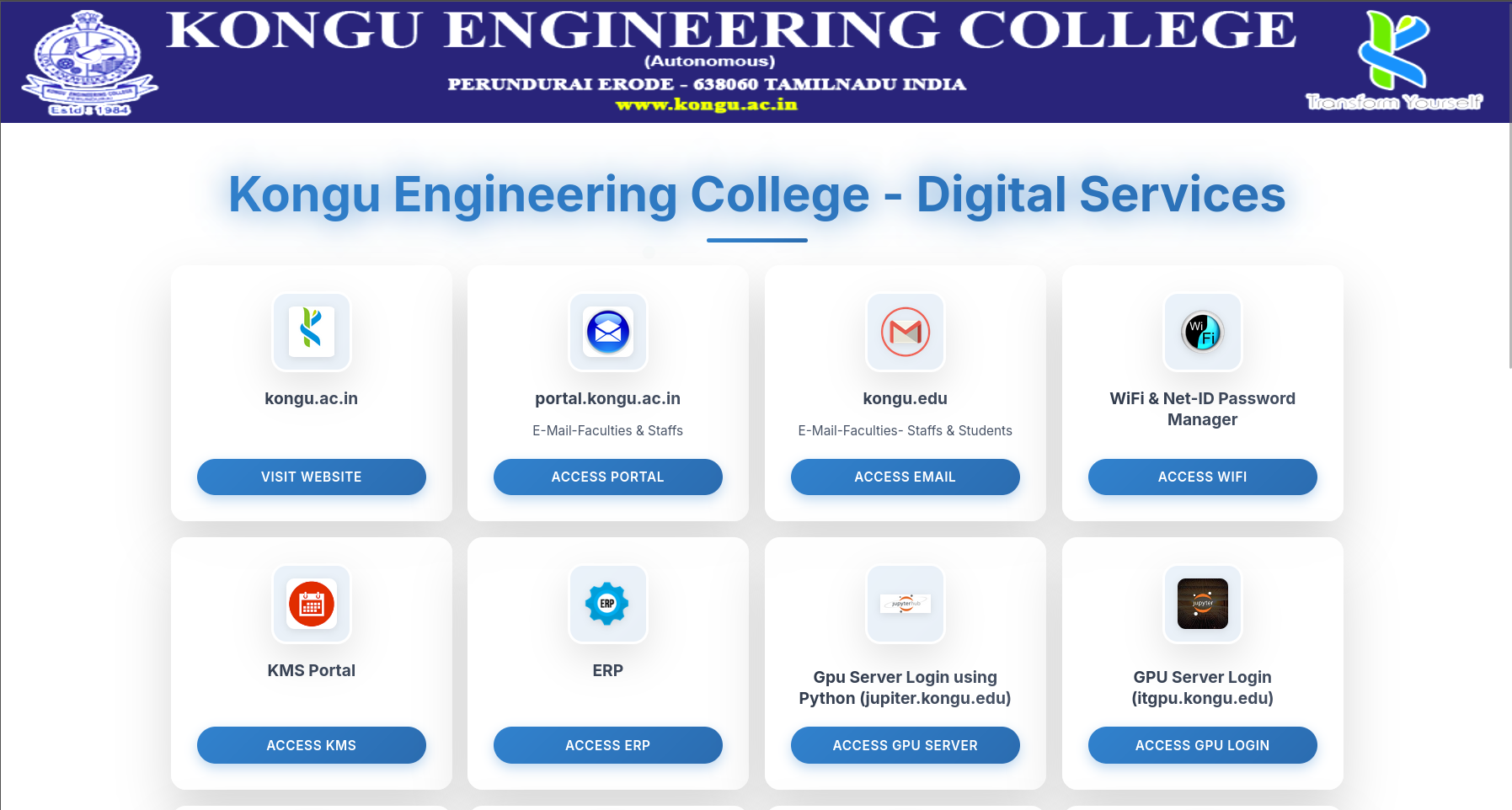 KEC Education WebPage